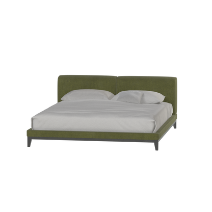 Infinity Upholstered Double Bed with Elegant Headboard