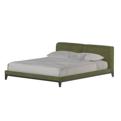 Infinity Upholstered Double Bed with Elegant Headboard