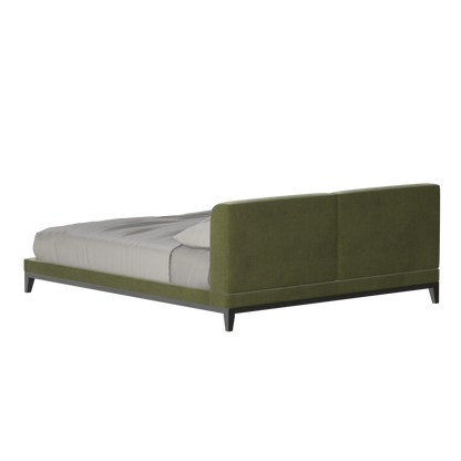 Infinity Upholstered Double Bed with Elegant Headboard
