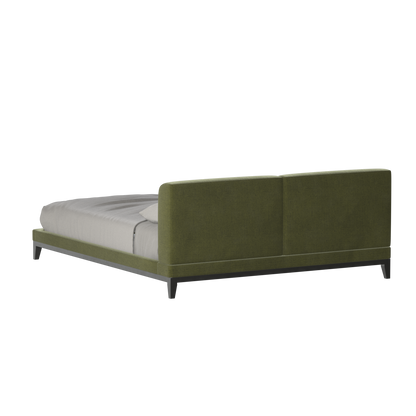 Infinity Upholstered Double Bed with Elegant Headboard