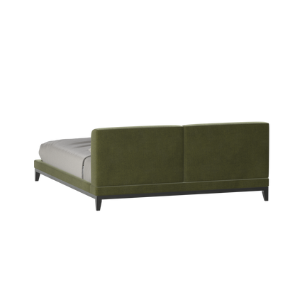 Infinity Upholstered Double Bed with Elegant Headboard