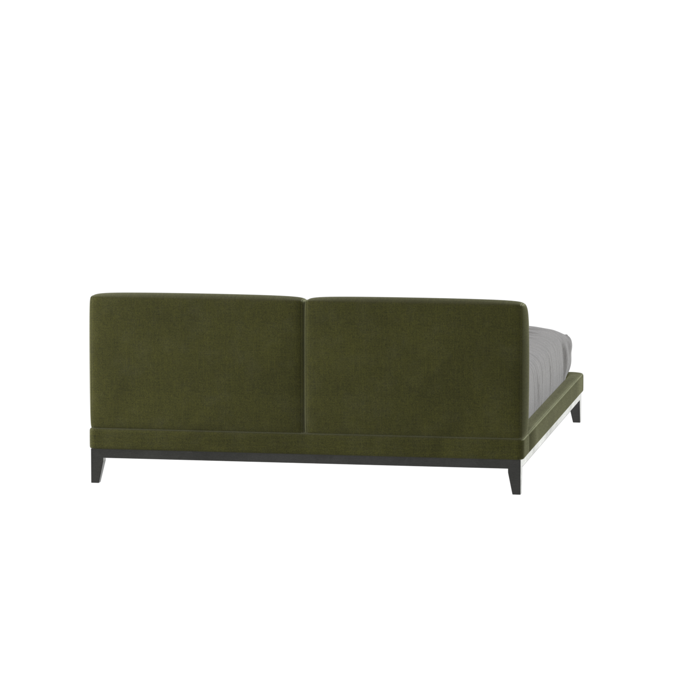 Infinity Upholstered Double Bed with Elegant Headboard