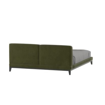 Infinity Upholstered Double Bed with Elegant Headboard