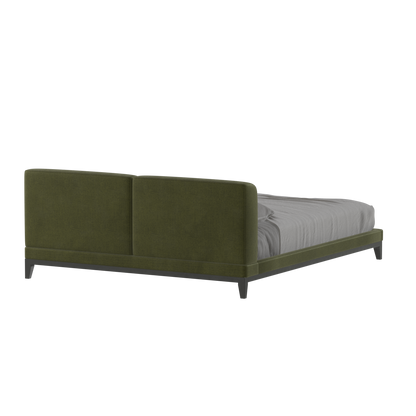 Infinity Upholstered Double Bed with Elegant Headboard