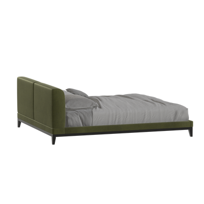 Infinity Upholstered Double Bed with Elegant Headboard