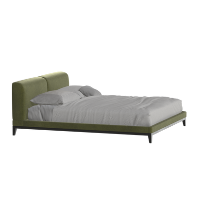 Infinity Upholstered Double Bed with Elegant Headboard