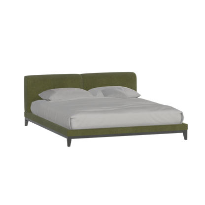 Infinity Upholstered Double Bed with Elegant Headboard