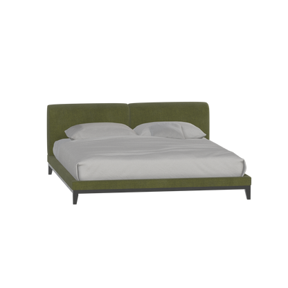 Infinity Upholstered Double Bed with Elegant Headboard