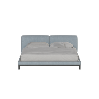 Infinity Upholstered Double Bed with Elegant Headboard