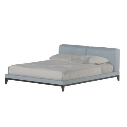 Infinity Upholstered Double Bed with Elegant Headboard