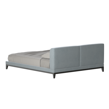 Infinity Upholstered Double Bed with Elegant Headboard