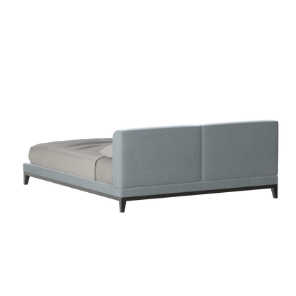 Infinity Upholstered Double Bed with Elegant Headboard