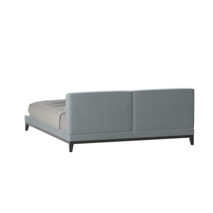 Infinity Upholstered Double Bed with Elegant Headboard