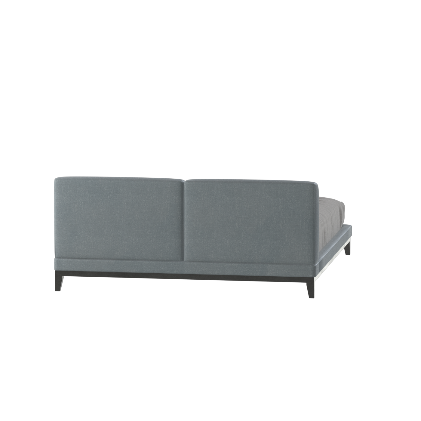 Infinity Upholstered Double Bed with Elegant Headboard