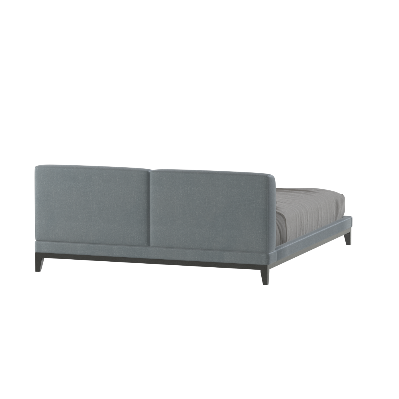 Infinity Upholstered Double Bed with Elegant Headboard