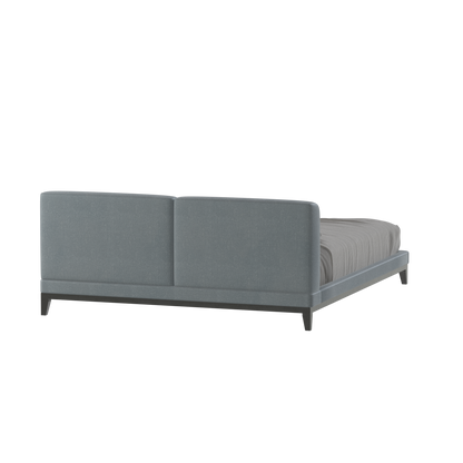 Infinity Upholstered Double Bed with Elegant Headboard