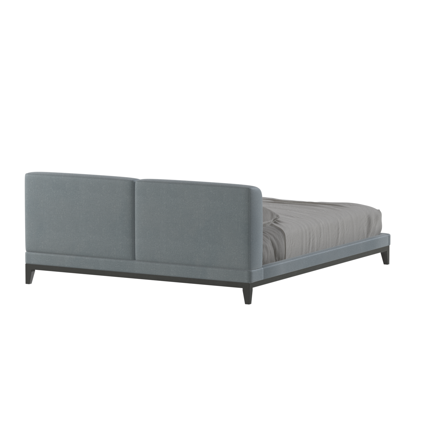 Infinity Upholstered Double Bed with Elegant Headboard