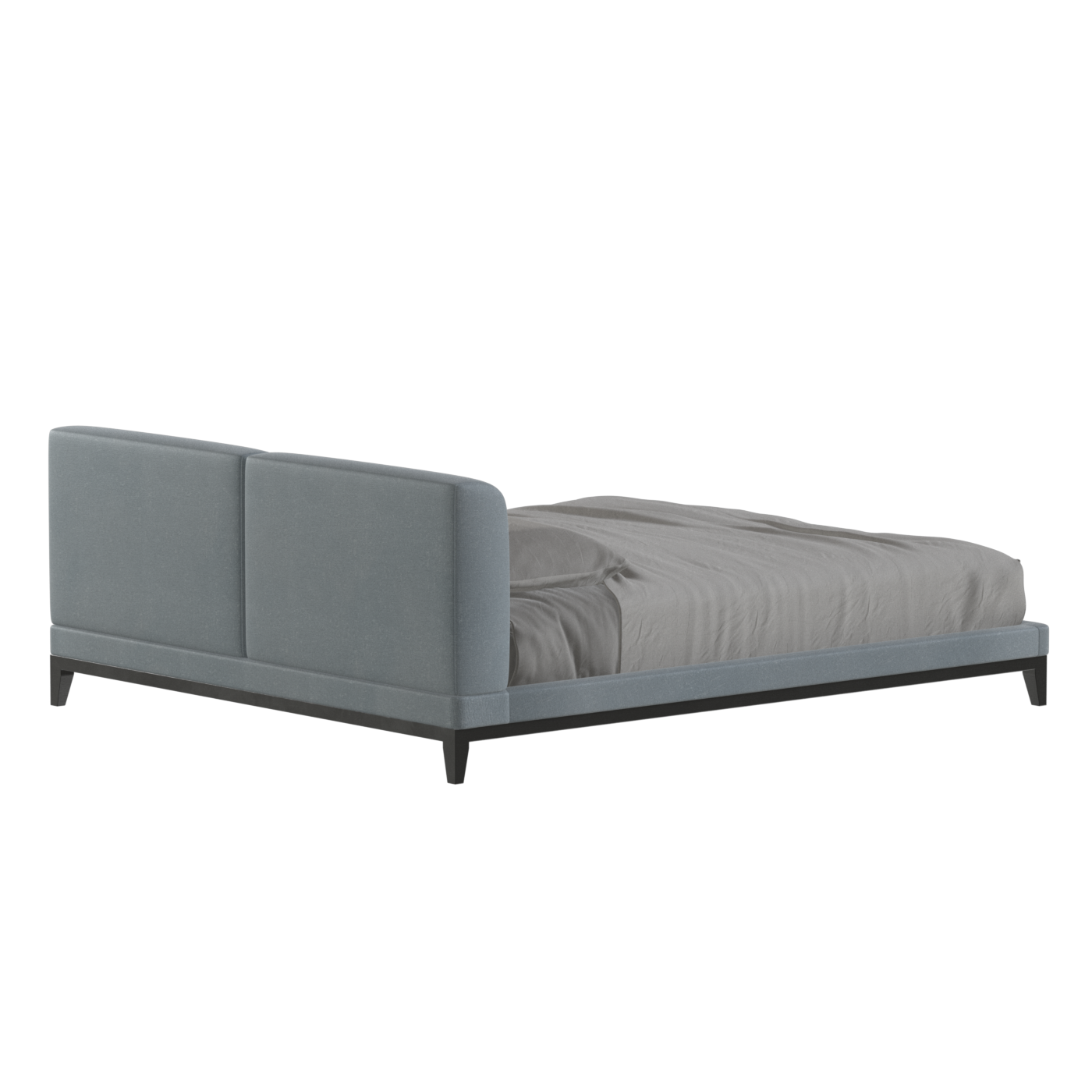 Infinity Upholstered Double Bed with Elegant Headboard