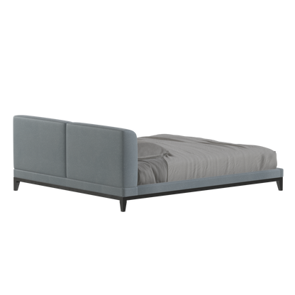 Infinity Upholstered Double Bed with Elegant Headboard