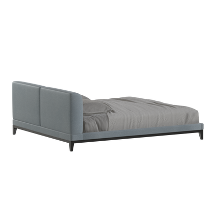 Infinity Upholstered Double Bed with Elegant Headboard