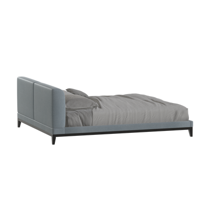 Infinity Upholstered Double Bed with Elegant Headboard