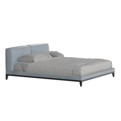 Infinity Upholstered Double Bed with Elegant Headboard