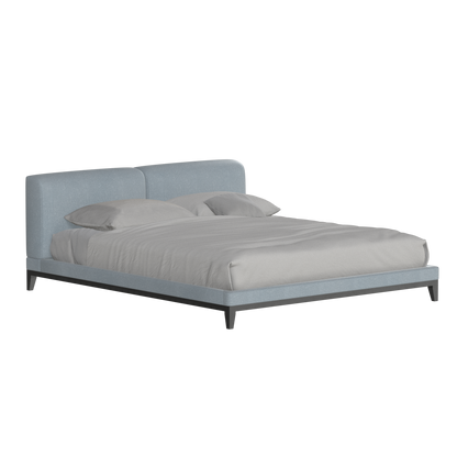 Infinity Upholstered Double Bed with Elegant Headboard