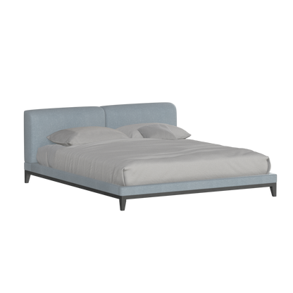Infinity Upholstered Double Bed with Elegant Headboard