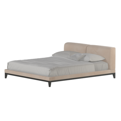 Infinity Upholstered Double Bed with Elegant Headboard