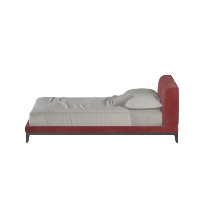 Infinity Upholstered Double Bed with Elegant Headboard