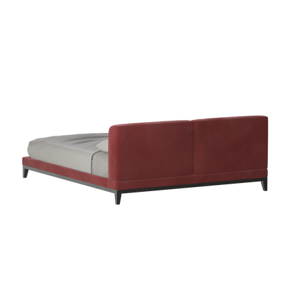 Infinity Upholstered Double Bed with Elegant Headboard