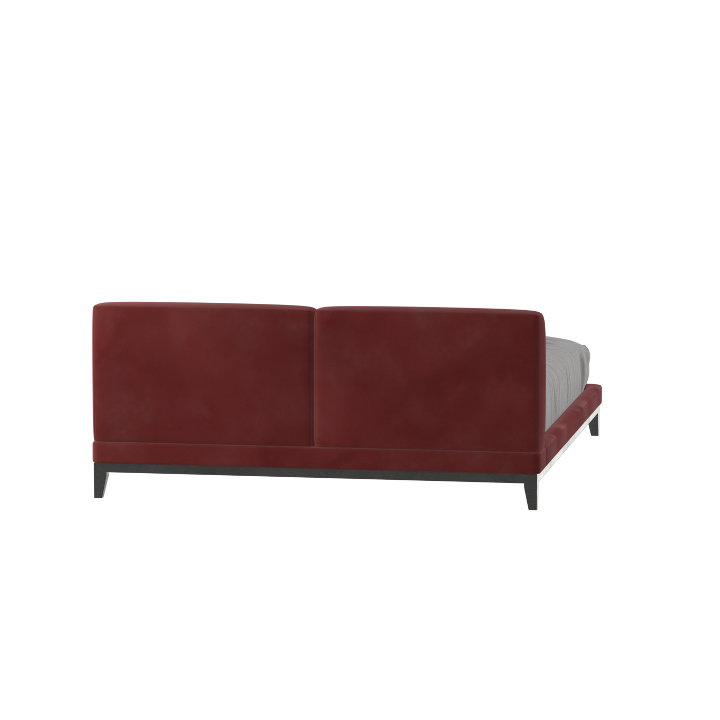 Infinity Upholstered Double Bed with Elegant Headboard