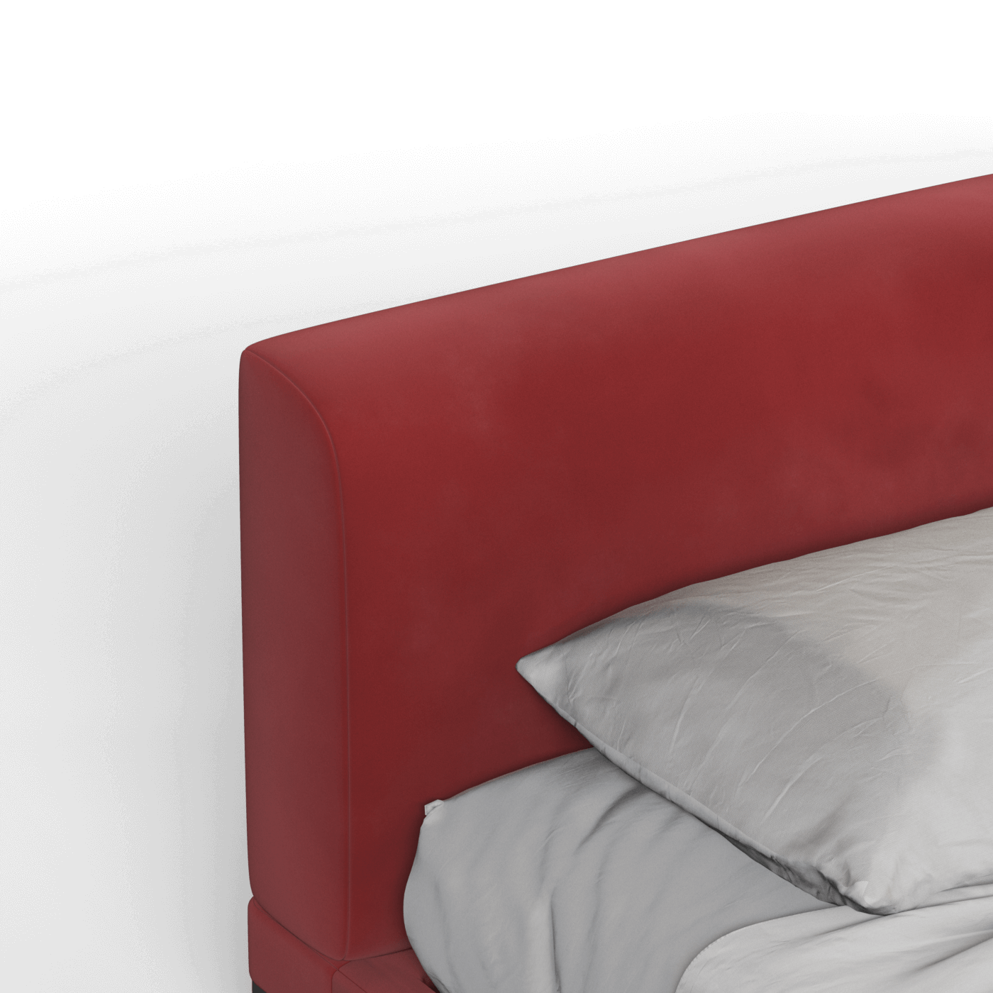 Infinity Upholstered Double Bed with Elegant Headboard