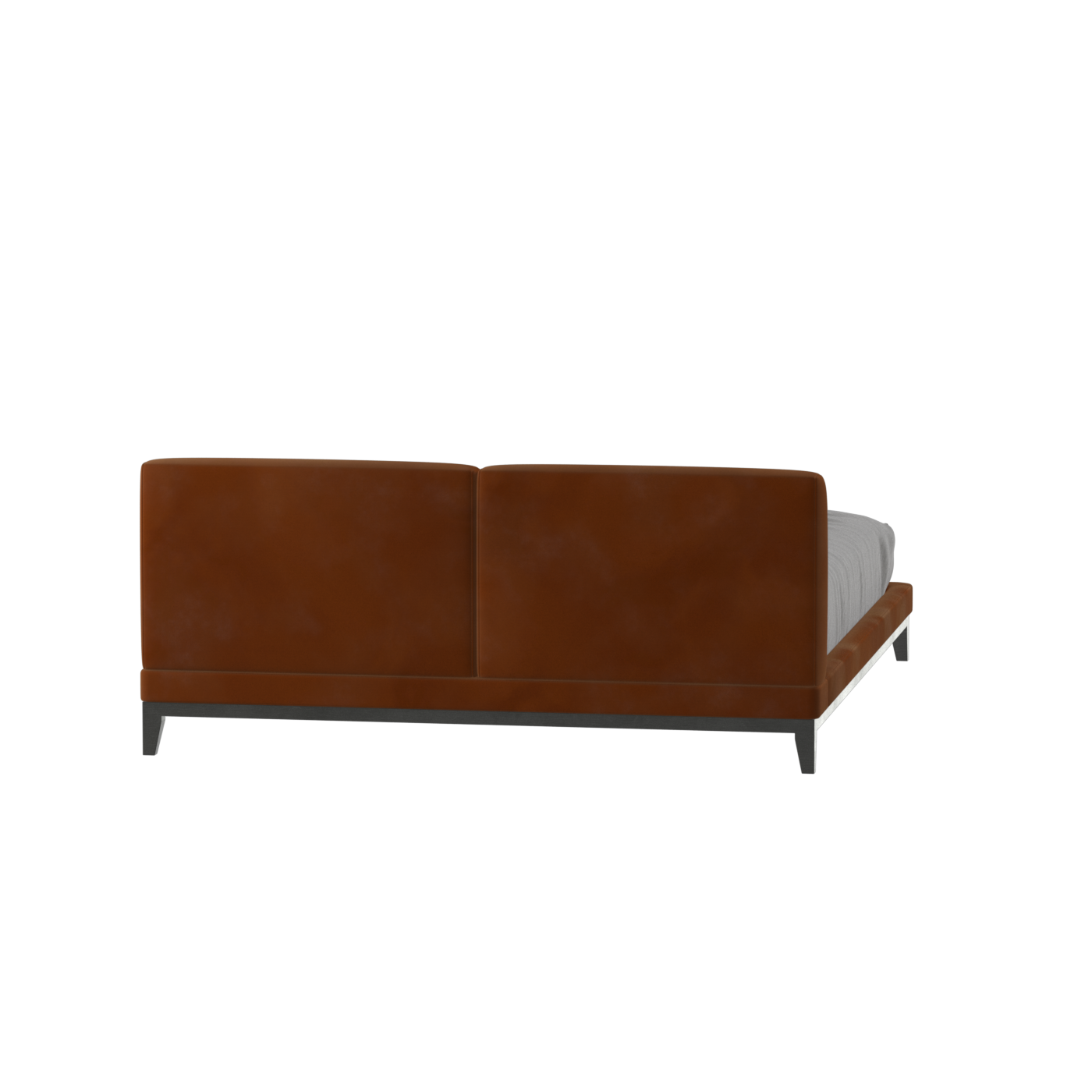 Infinity Upholstered Double Bed with Elegant Headboard