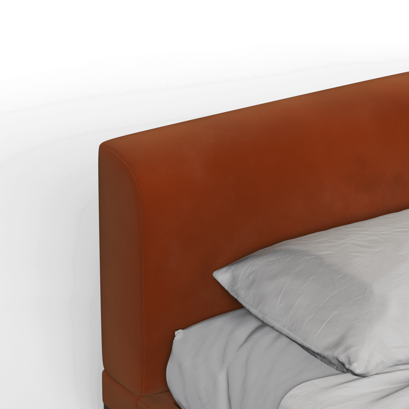 Infinity Upholstered Double Bed with Elegant Headboard