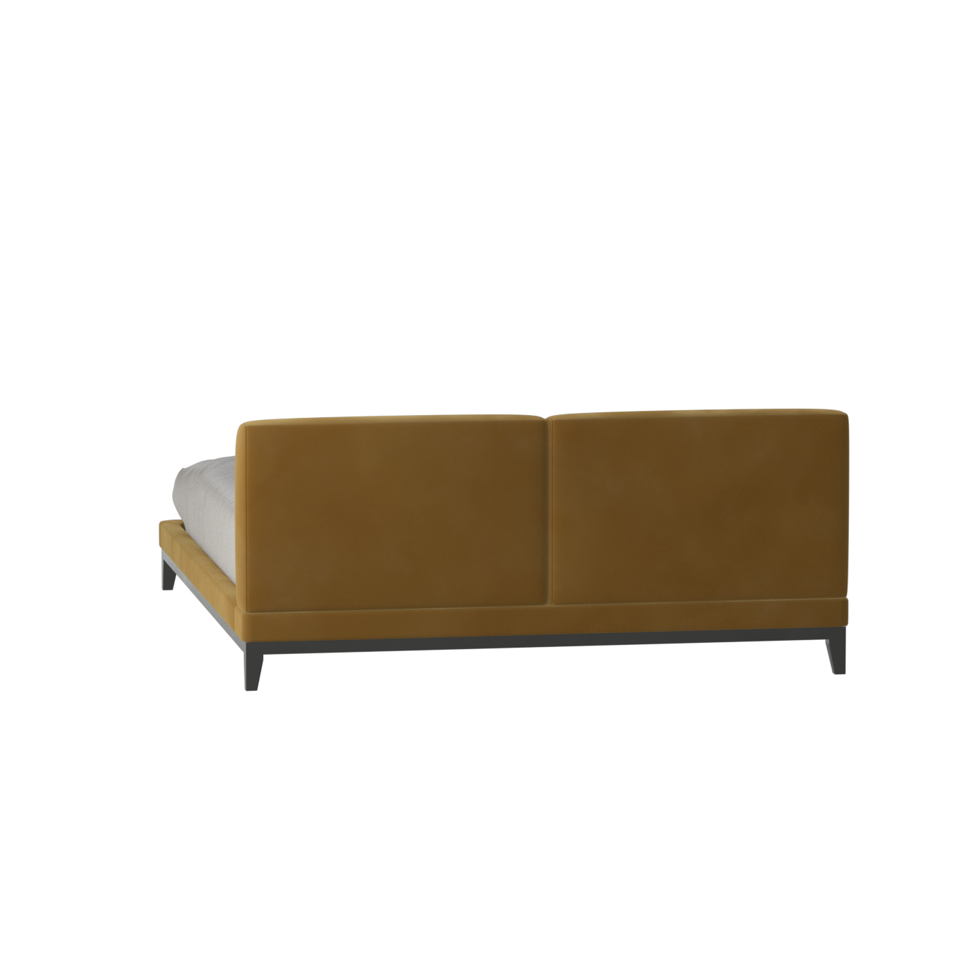 Infinity Upholstered Double Bed with Elegant Headboard