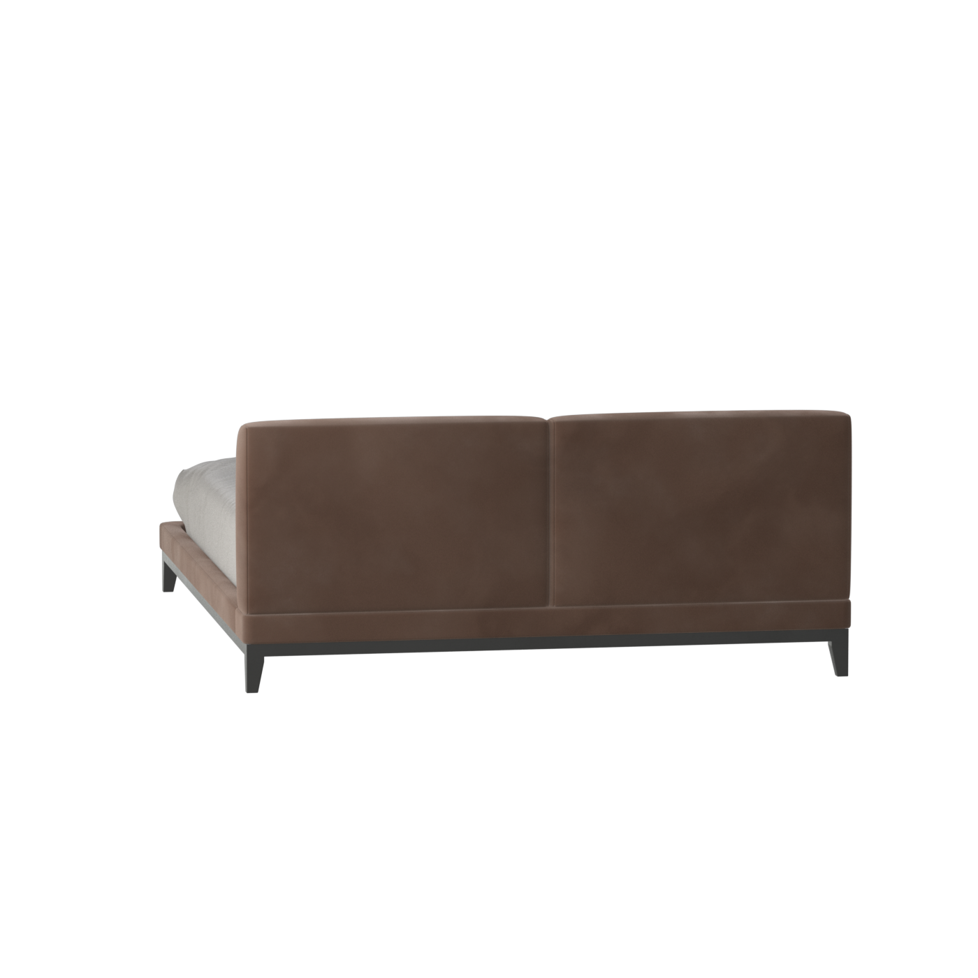 Infinity Upholstered Double Bed with Elegant Headboard