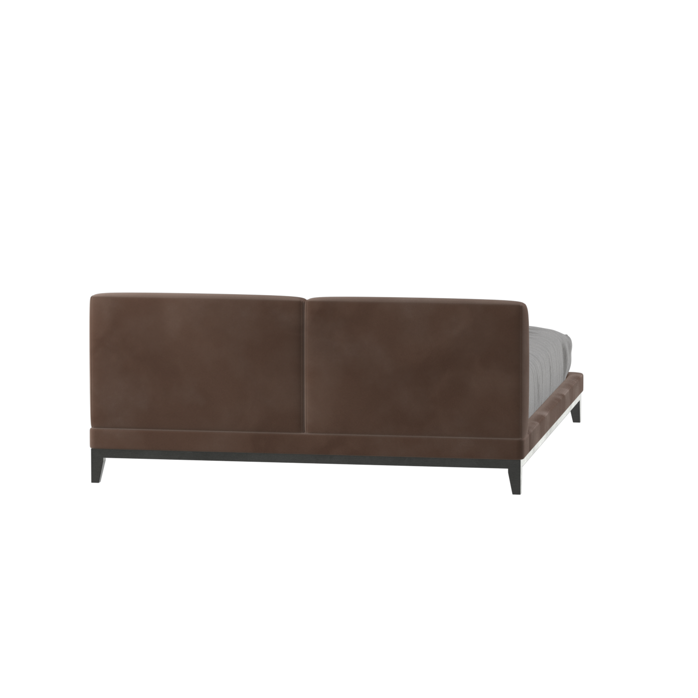 Infinity Upholstered Double Bed with Elegant Headboard