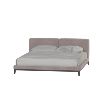 Infinity Upholstered Double Bed with Elegant Headboard