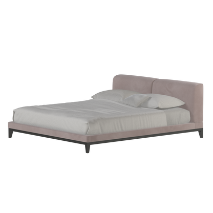 Infinity Upholstered Double Bed with Elegant Headboard