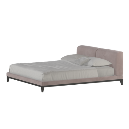 Infinity Upholstered Double Bed with Elegant Headboard
