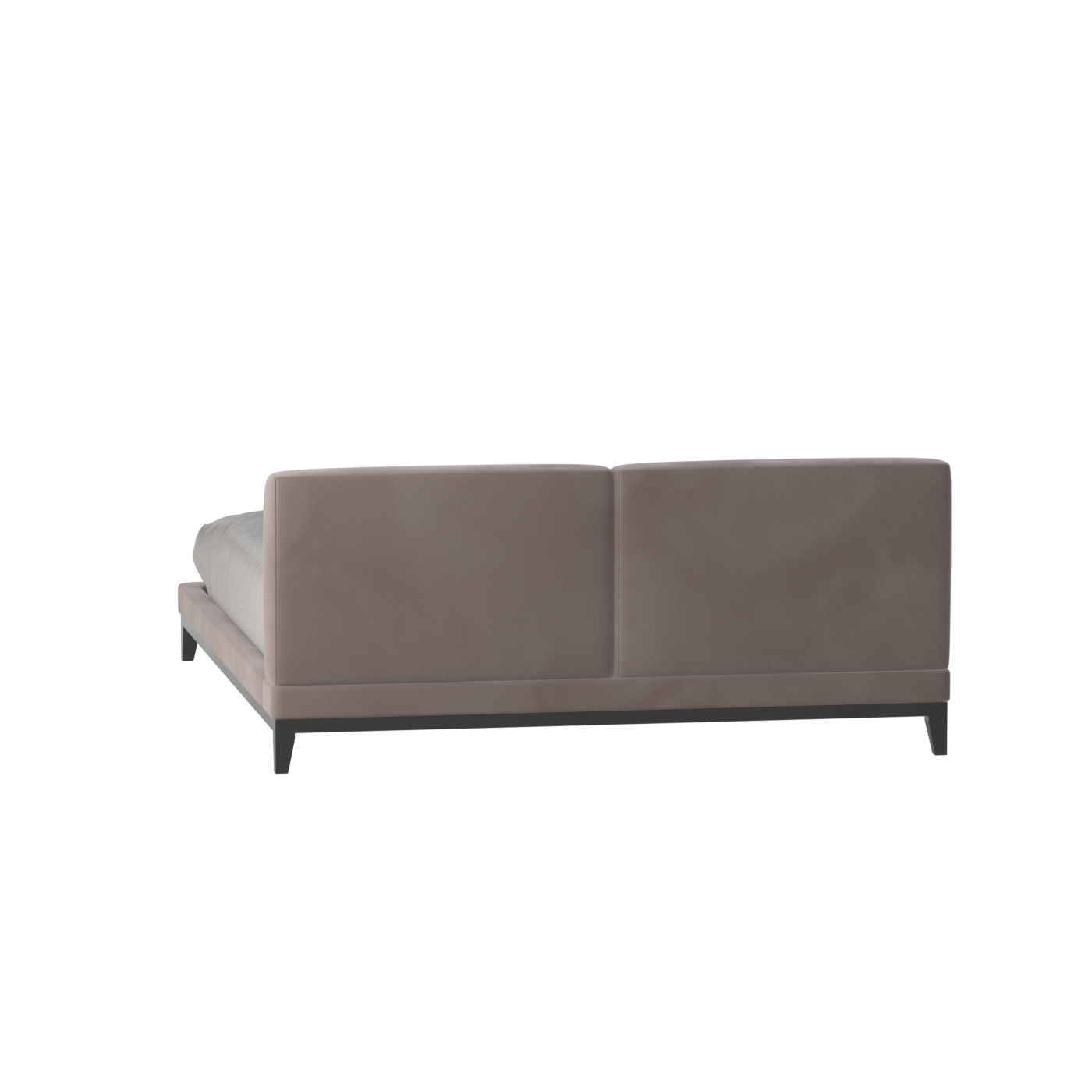 Infinity Upholstered Double Bed with Elegant Headboard