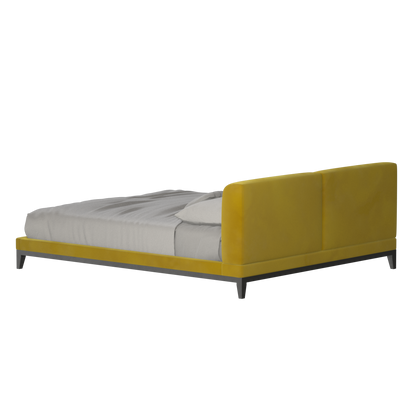 Infinity Upholstered Double Bed with Elegant Headboard