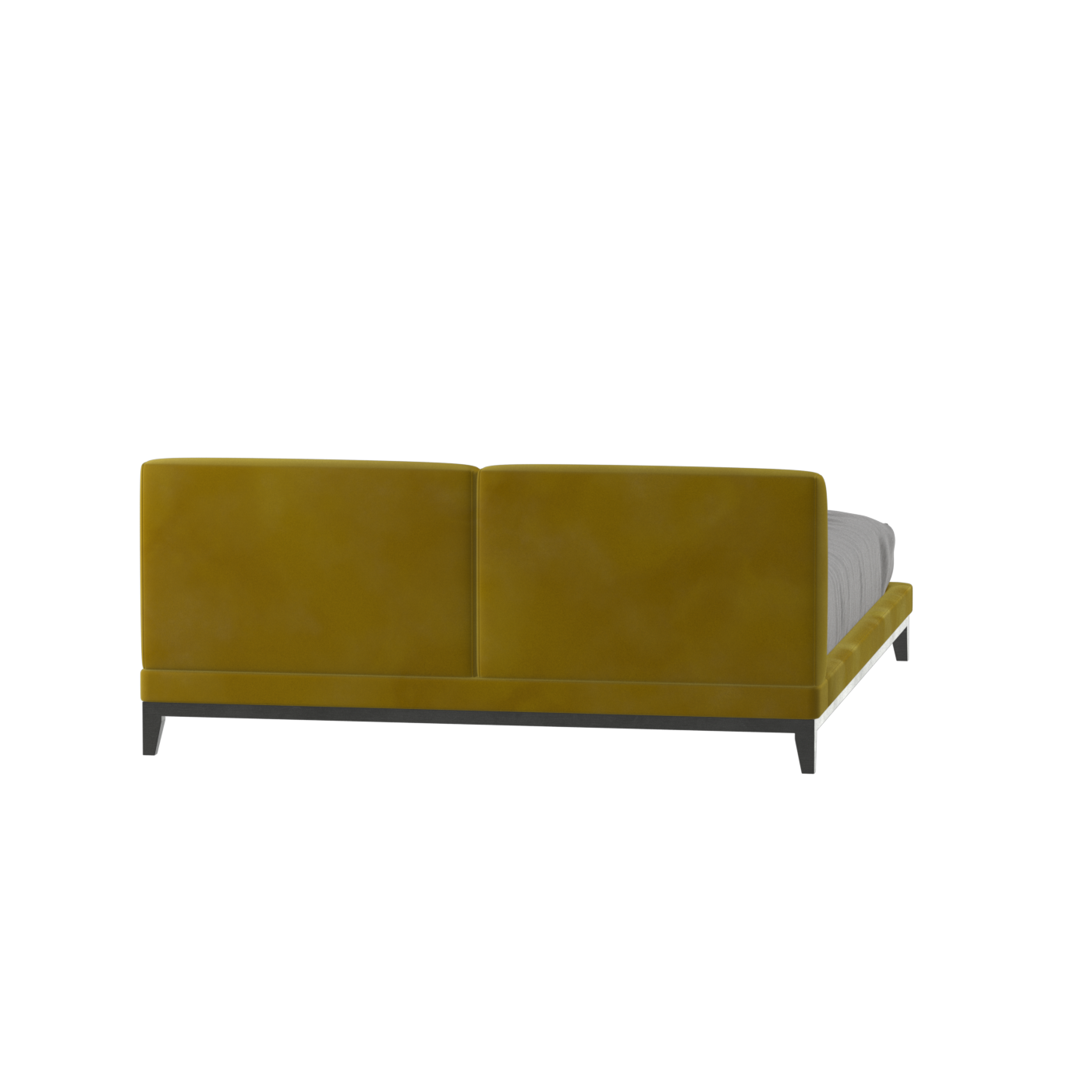 Infinity Upholstered Double Bed with Elegant Headboard