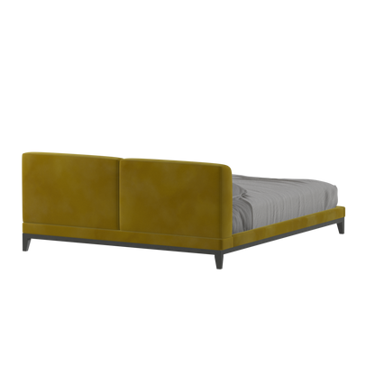 Infinity Upholstered Double Bed with Elegant Headboard