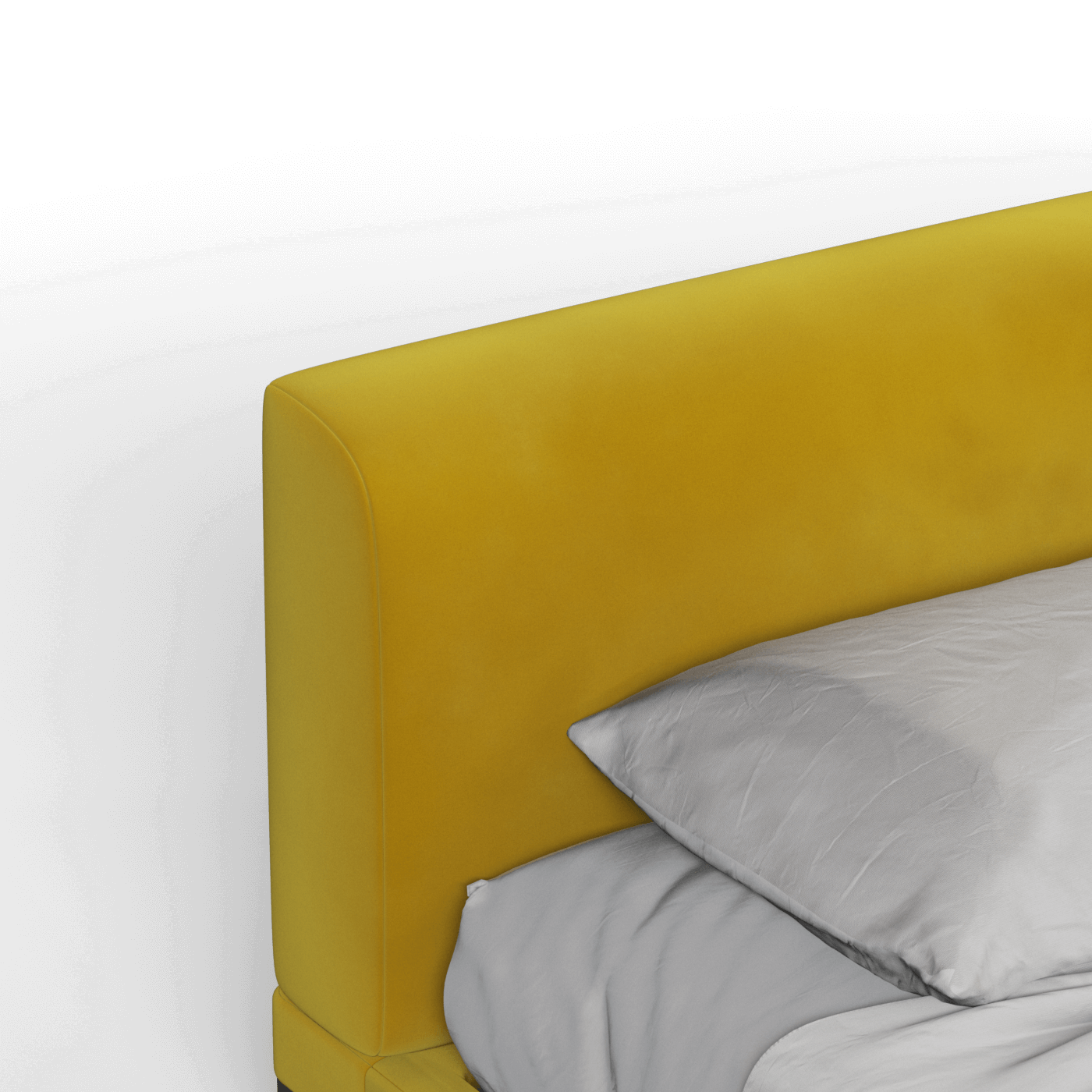 Infinity Upholstered Double Bed with Elegant Headboard
