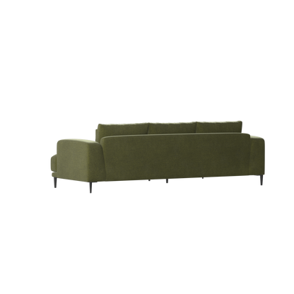 Canapé d'angle modulaire Joe – Finition en tissu de haute qualité