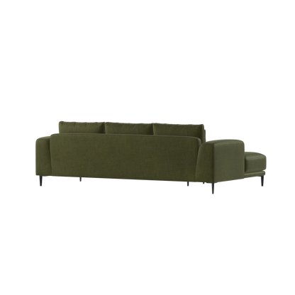 Canapé d'angle modulaire Joe – Finition en tissu de haute qualité