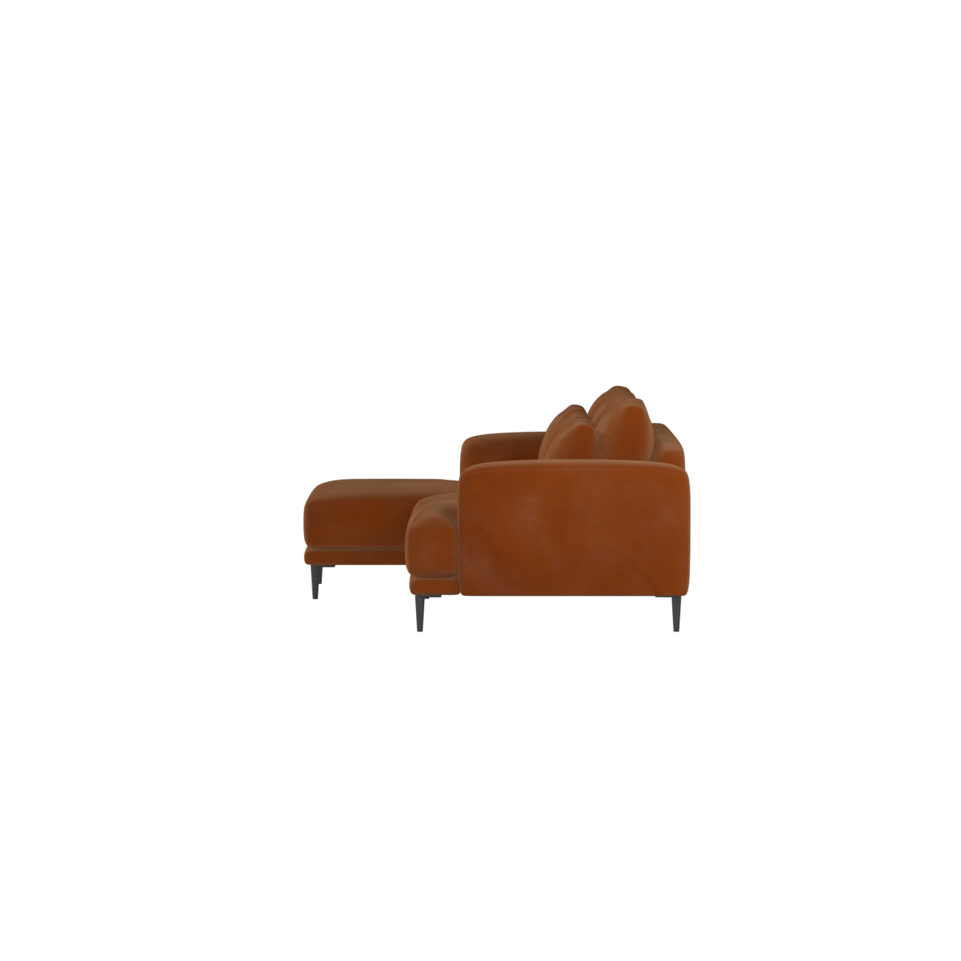 Canapé d'angle modulaire Joe – Finition en tissu de haute qualité