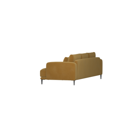 Canapé d'angle modulaire Joe – Finition en tissu de haute qualité